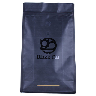 Laminated Full Matte Moistureproof Black Tea Bags with Zipper