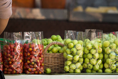 Sacs transparents pour les produits plus frais