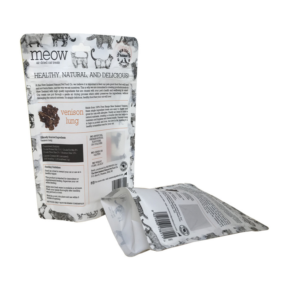 Eco Friendly Tear Notch Stand Up Pouch Zipper Bags