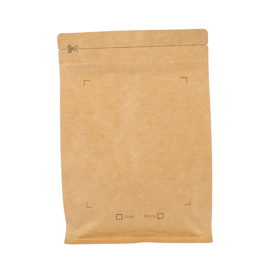 Excellent Quality Kraft Paper Poly Ziplock Coffee Bags Packaging 