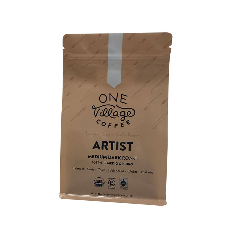 Compostable Flat Bottom Colombia Monteblanco Coffee Bags
