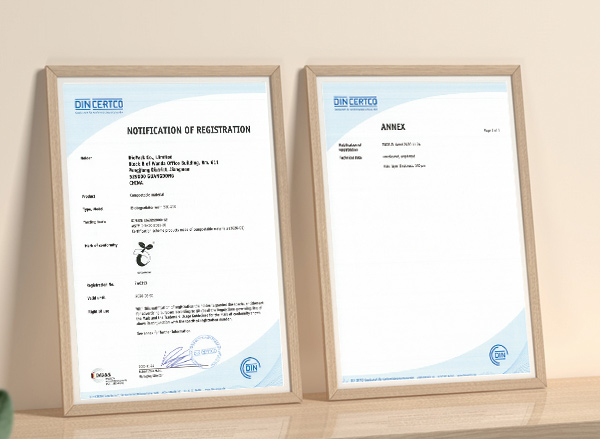 compostable bags certified