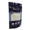 Recyclable Matte Black Perforated Plastic Barrier Bags with Printed Logo for Clothing
