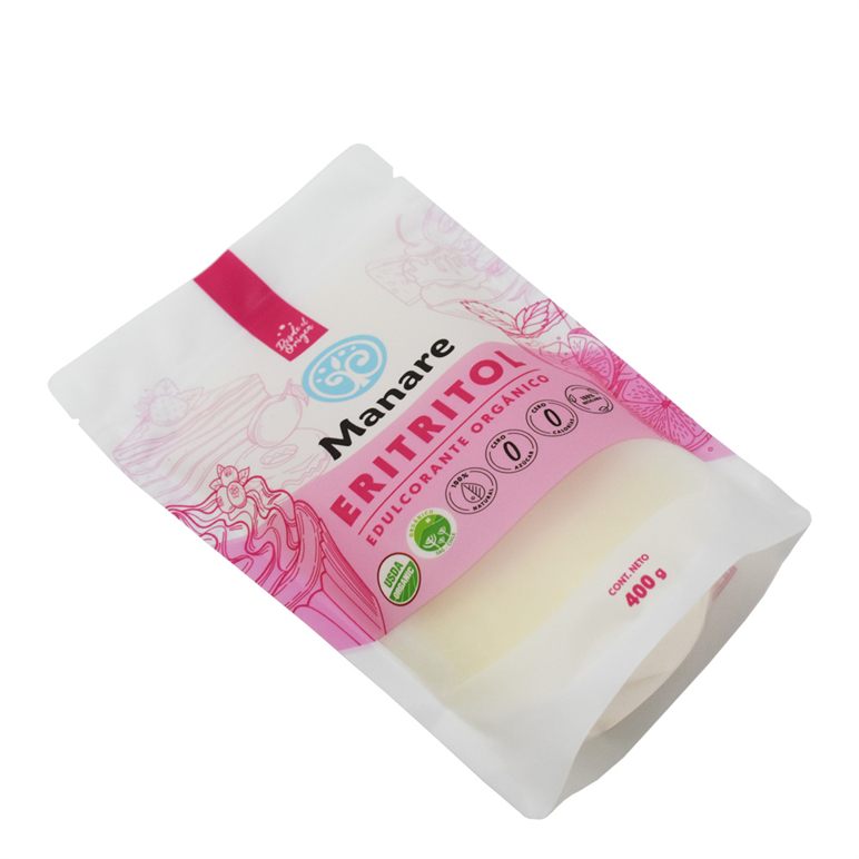 Ziplock Moisture-Proof Wholesale Gourmet Snacks Spices Biodegradable Cornstarch Packaging