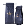 Eco-friendly Tin Tie Packaging 100% Biodegradable Flat Bottom Coffee Bag with Valve