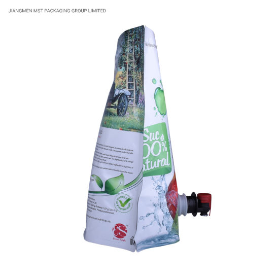 Ziplock Laminated Plastic Beverage Pouch