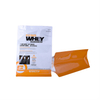 Resealable Ziplock Barrier Shiny Processing Work Out Whey Powder Flat Bottom Packaging Bags