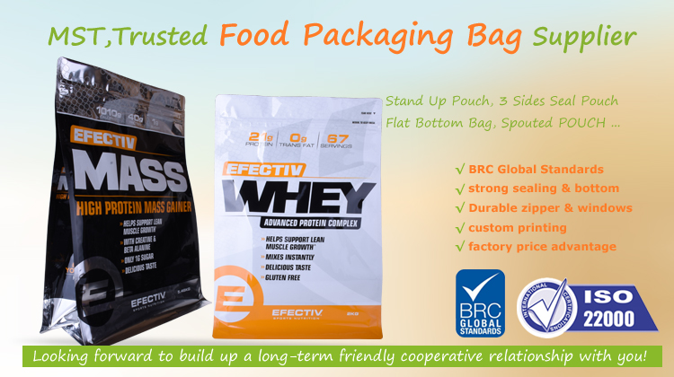 biodegradable protein powder bag