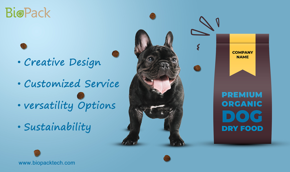 dog food packaging