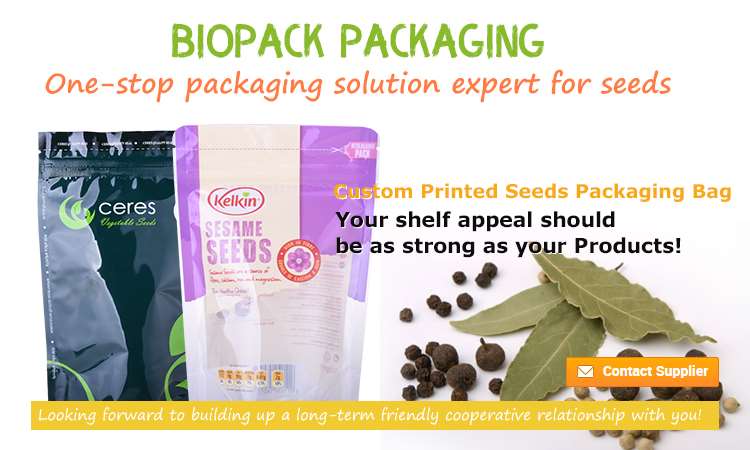 Sacs de semences biodégradables