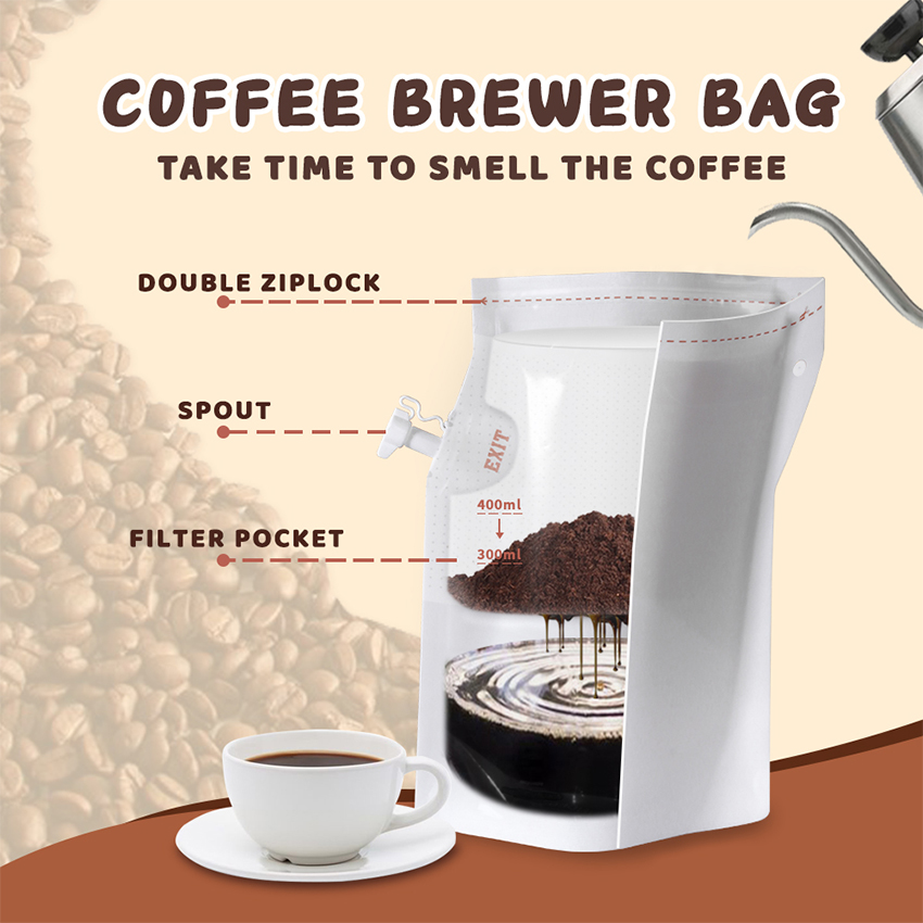 Travel-friendly Cold Brew Coffee Box Custom Cold Brew Coffee Packaging