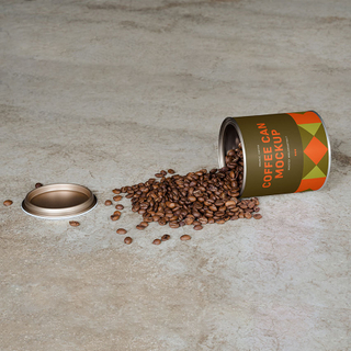 Recycled Empty Tin Coffee Cans