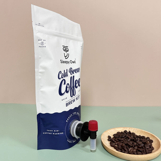 Resealable Top Zip Aluminum Foil Stand Up Spout Pouch Packaging Coffee
