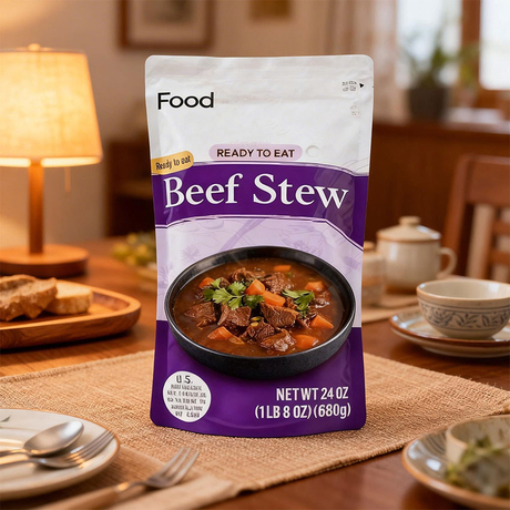 Vacuum Sealed Retort Bags for Ready To Eat Meals