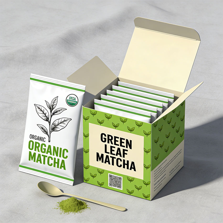 Compostable Matcha Powder Sachets
