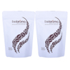 Biodegradable Coffee Beans Packaging Matte Finish Stand Up Bags With Zipper