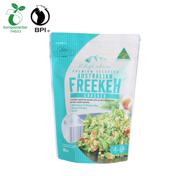 Compostable Stand Up Food Package Bag