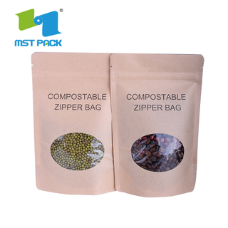 bags for coffee bean packaging/biodegradable custom printed resealable bags