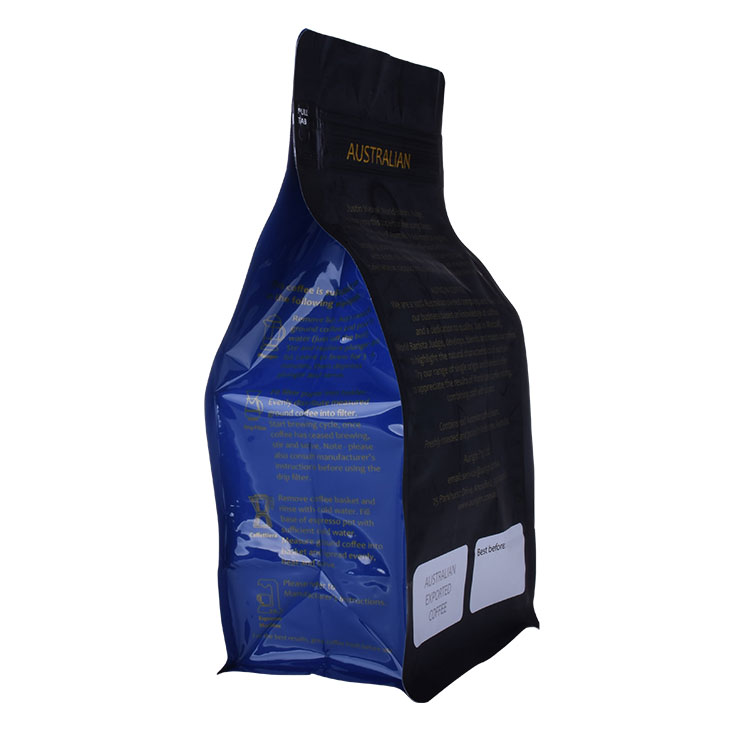 Bio Plastic Roasted Coffee Bag with Ziplock