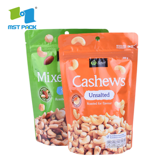 Resealable Plastic Bags Wholesale Custom Packaging Stand Up Pouches With Zipper