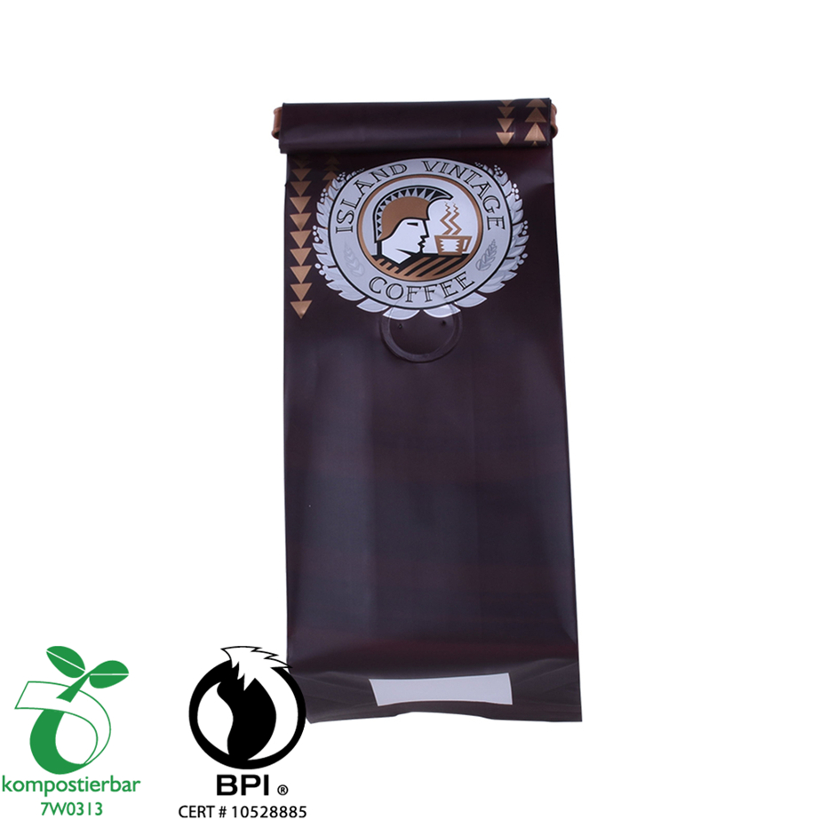 Các nhà sản xuất túi cung cấp 100% Tái chế bao bì thực phẩm Gói phân hủy sinh học cho cà phê