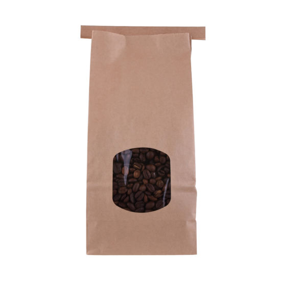 Compostable Packaging PLA Plastic Bags Kraft Paper Biodegradable Coffee Bag