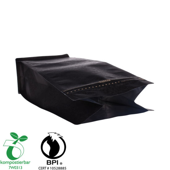 Zipper Flat Bottom Bpi Certified Compostable Bags Factory in China
