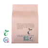 250 g Kraftpapier laminierter PLA Biologisch abbaubare Lebensmittelverpackung kompostierbarer Öko -Kaffeetasche