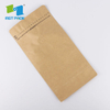 FDA Certifier Certifié Fabricant personnalisé Recycle Craft Papier en aluminium Foil de qualité Ziplock Ziplock UN VALLE BACES BIODEDABLE SAGS EMBORDAGE