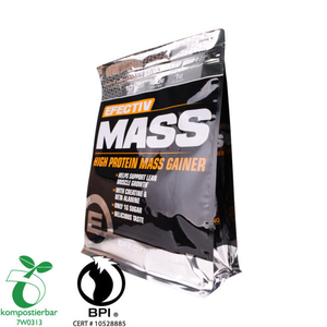 Custom Printed Block Bottom Wholesale Biodegradable Compostable Bag Factory in China