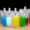 Foil Stand Up Liquid Emballage Juice Jelly Spout Sacch Sac