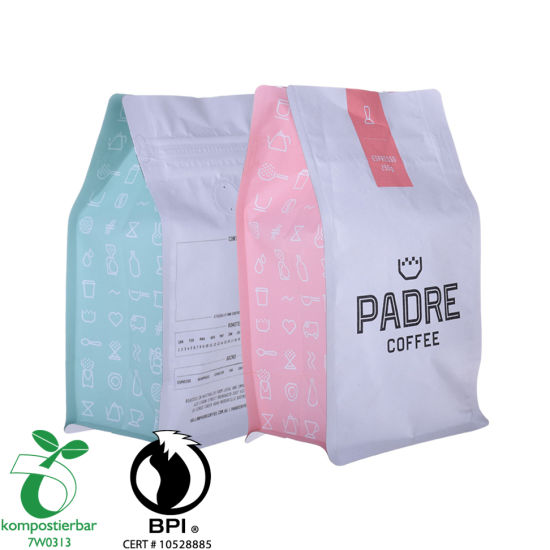 Heat Seal Flat Bottom Biodegradable and Compostable Bag Supplier in China