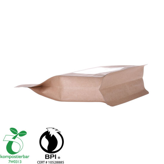 Eco Square Bottom Corn Starch Based Biodegradable Bag Manufacturer in China