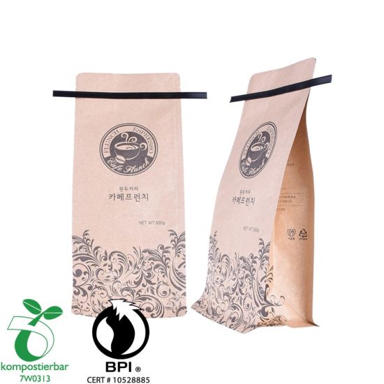 Ziplock Square Bottom Biodegradable Newspaper Bag Factory in China