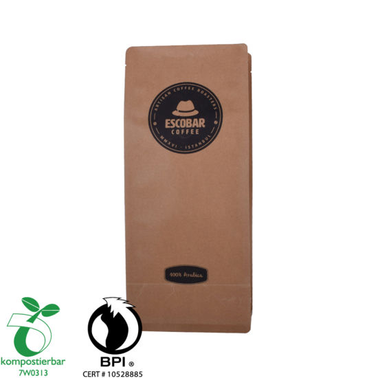 Resealable Ziplock Round Bottom Paper Bag for Coffee Beans Manufacturer in China