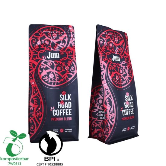 Eco Friendly Block Bottom Plastic Pouch with Spout Manufacturer China