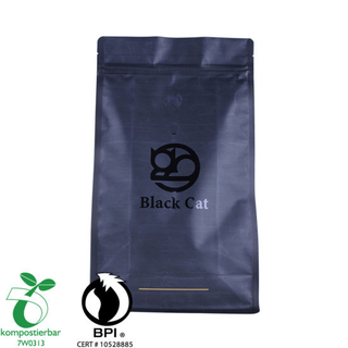 Food Grade Block Bottom Transparent Plastic Bag Factory China