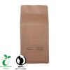 Bio-degradable coffee bag with ziplock and valve 