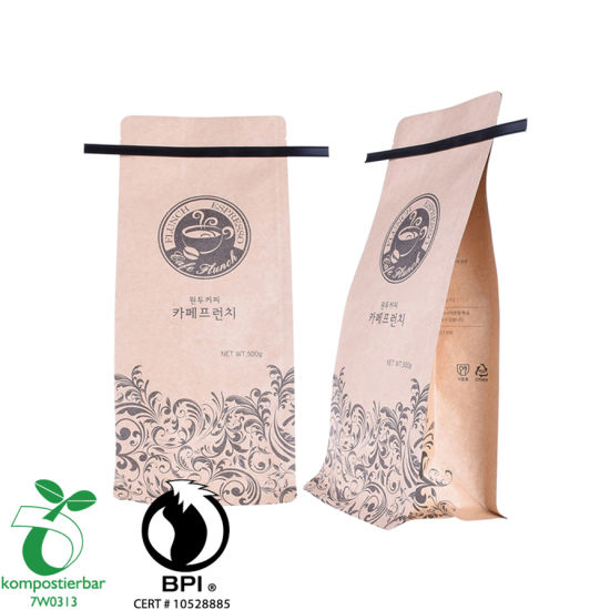 Resealable Ziplock Clear Window Coffee Bean Packaging Bag Supplier From China