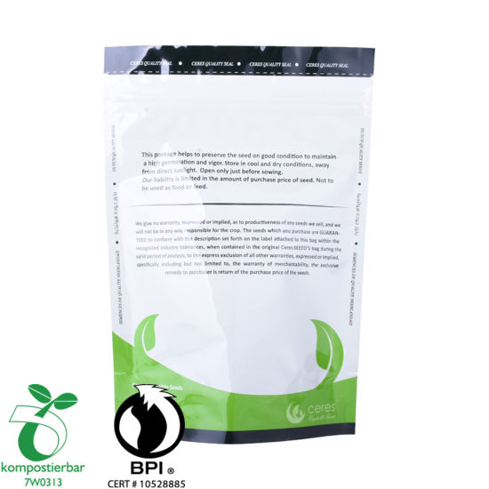 Gravure Printing Colorful Doypack Biodegradable Mylar Bag Manufacturer in China