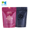 Compostable Customized Laminateld Supplier Recyclable Custom Printing Empty Al Foil Biodegradable Ziplock Vacuum Heal Sealed Coffee Bags 250g with Valve