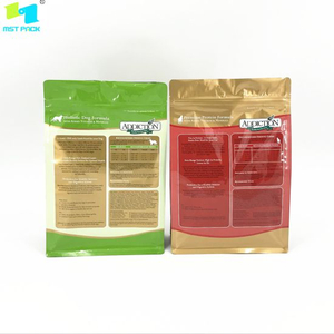 Compostable Packaging Biodegradable Zipper Dried Pet Food Bag