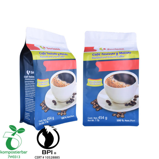 Renewable Flat Bottom One-Way Valve Coffee Packing Bag Supplier in China