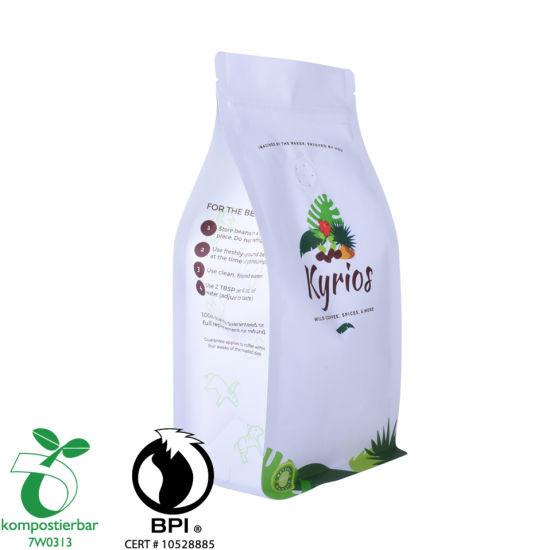 Eco Square Bottom Corn Starch Based Biodegradable Bag Manufacturer in China
