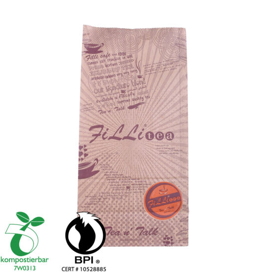 Heat Seal Box Bottom Biodegradable Bread Bag Supplier From China