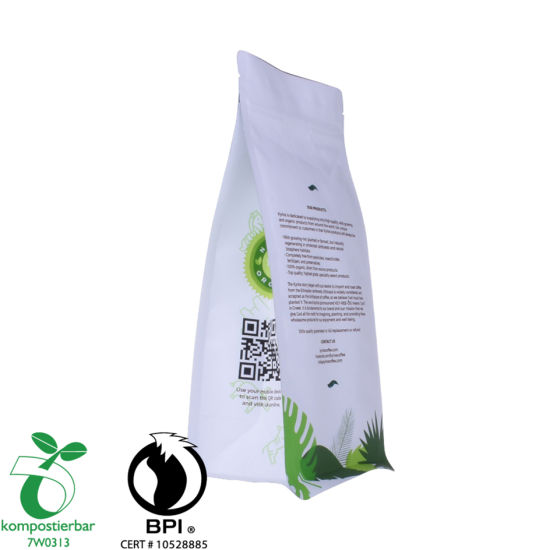 Food Ziplock Block Bottom Coffee Packaging Paper Supplier in China