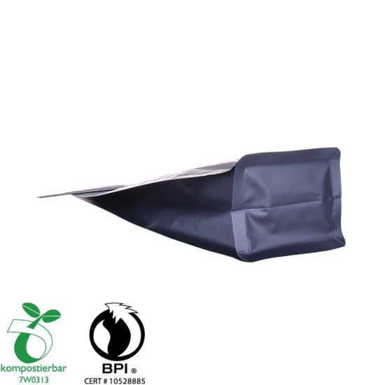 Plastic Zip Lock Block Bottom Bulk Tea Packaging Factory China