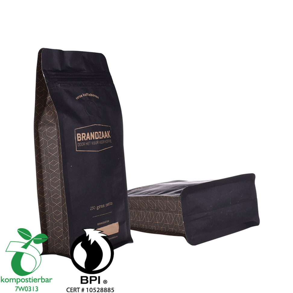 Zipper Flat Bottom Bpi Certified Compostable Bags Factory in China