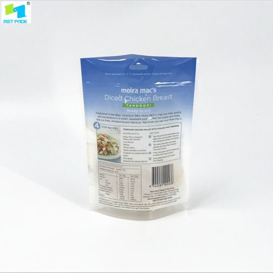 100% Biodegradable Zipper Bag PLA Compostable Pancake Bag