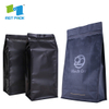Custom Design Compostable OEM Custom Print Degassing Valve 250 and 500 Gram Reusable Biodegradable Mylar Foil Coffee Bag